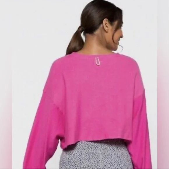 NWT Free People Movement Cropped Surfside Sweatshirt💕 - Picture 2 of 8